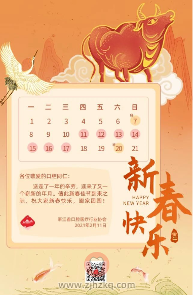 浙江**医疗行业协会2021年新年祝福