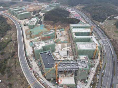 浙江公路技师学院青山湖校区进展