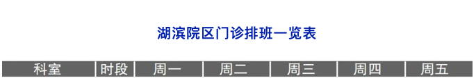 **儿院湖滨院**科等号源紧俏科室新增医生坐诊