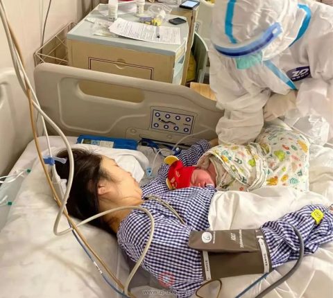 临平区第一人民医院隔离“特殊孕妈”迎来虎宝宝