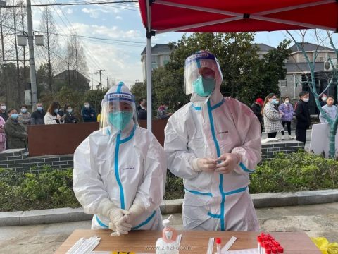 杭州口腔医院临安分院迅速行动支援核酸检测工作