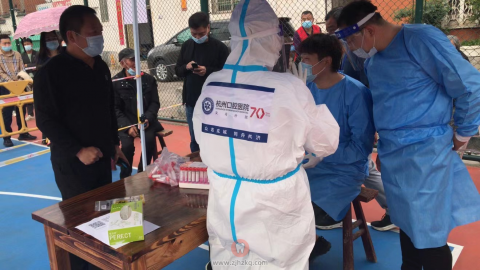 杭州口腔医院义乌分院组织志愿者投身疫情防控