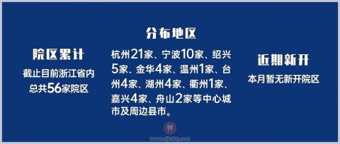 杭州口腔医院有多少家医院分院截止2023年8月