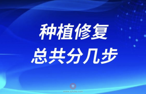 种植修复总共分几步？